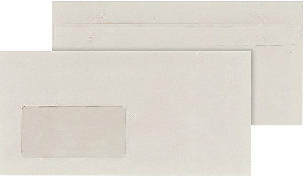 Image du produit eurokraft basic Enveloppes ECONOMY, papier recyclé, avec fenêtre, format longitudinal, lot de (DL, 1000 x)