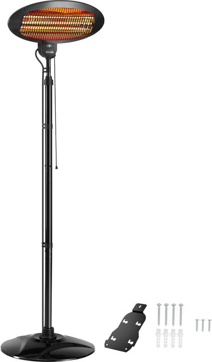 Image du produit tectake Radiateur infrarouge Solaris Monolith 2000W réglable en hauteur (2000 W)