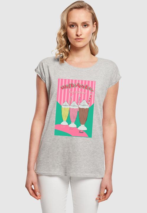 Actual product image Mister Tee MisterTee Ladies Milkshake Tee - Extended Shoulder Tee - 178079 (M)