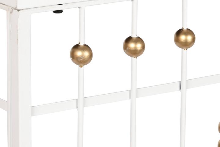 Image du produit Esprit Console Home White Golden Mirror 120 x 40 x 80 cm (120 x 40 x 80 cm)