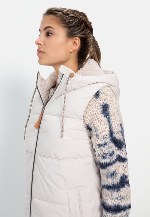 Actual product image Camel Active Long puffer waistcoat with hood (38)