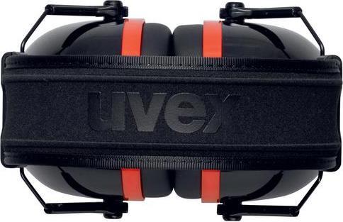 Produktbild Uvex Safety Kapselgehörschutz K30 schwarz, rot SNR 36 dB GrösseL, M, S (1 x)
