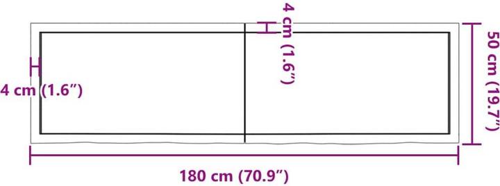 Produktbild VidaXL Emerald (180 x 4 x 50 cm)