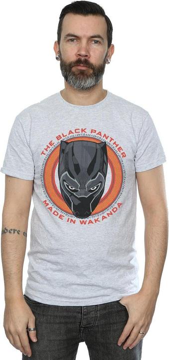Immagine prodotto Maglietta Uomo Black Panther Made in Wakanda Rosso (L)