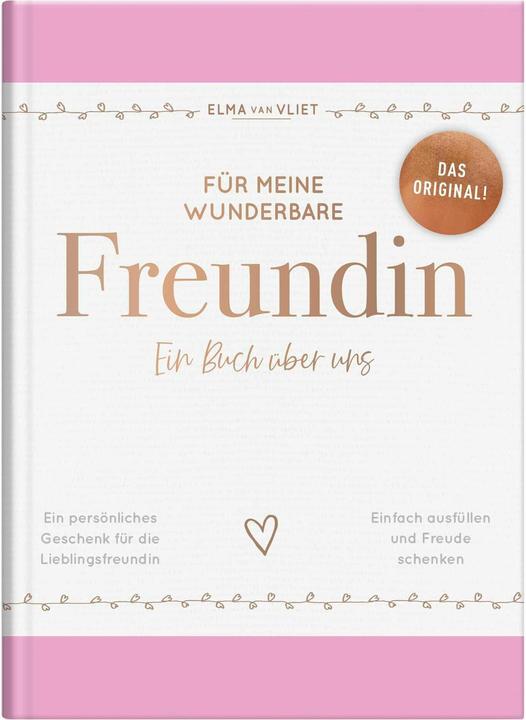 Produktbild Vliet:Für meine wunderbare Freundin (Deutsch, Elma van Vliet, 2023)