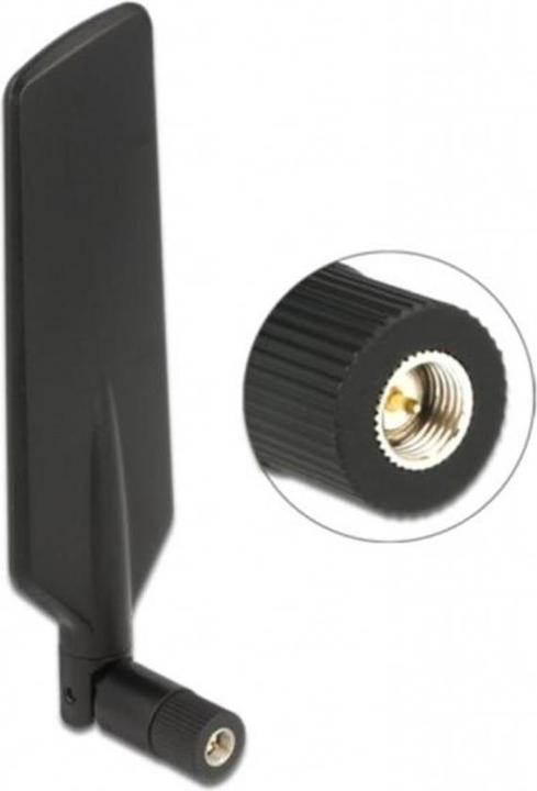 Actual product image Delock LTE/HSPA/GSM antenna, SMA connector, black (5G, GSM)