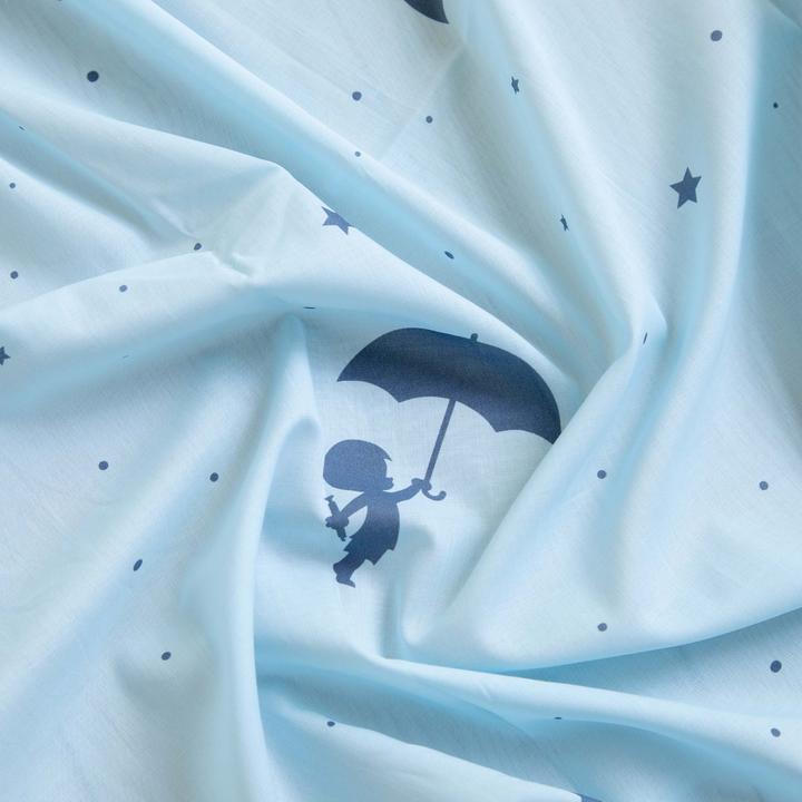 Produktbild Hoppekids Sandmännchen (Ole Lukoie) Hausbett-Vorhang für Hausbetten 70x160 cm, Blau