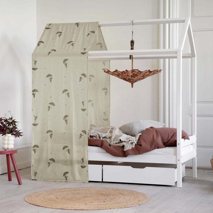 Immagine prodotto Hoppekids Sandman (Ole Lukoie) Tenda per letti a casetta 70x160 cm, Verde
