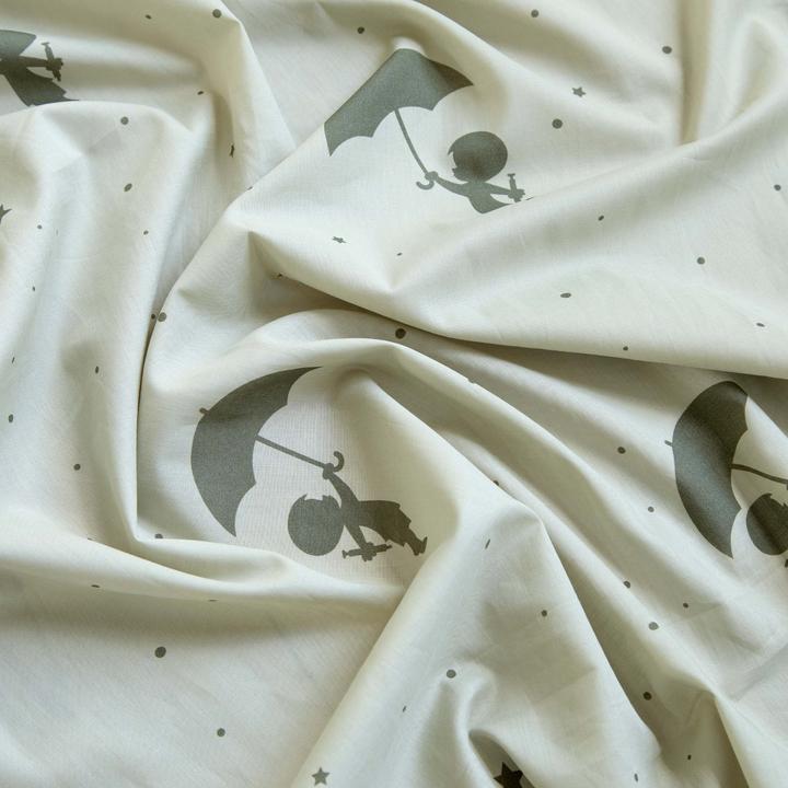 Actual product image Hoppekids Sandman (Ole Lukoie) House Bed Curtain for House Beds 90x200 cm, Green