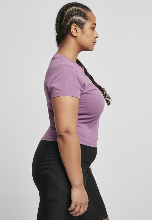 Actual product image Urban Classics Ladies Stretch Jersey Cropped Tee - 4632 (4XL)