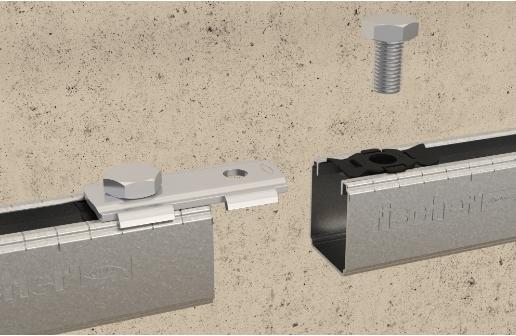 Actual product image Fischer Sliding nut FSM Clix P 8 (M8)