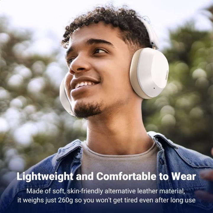 Image du produit Ugreen Casque sans fil HiTune Max 5C, Hybrid ANC, Bluetooth 5.4 (blanc)