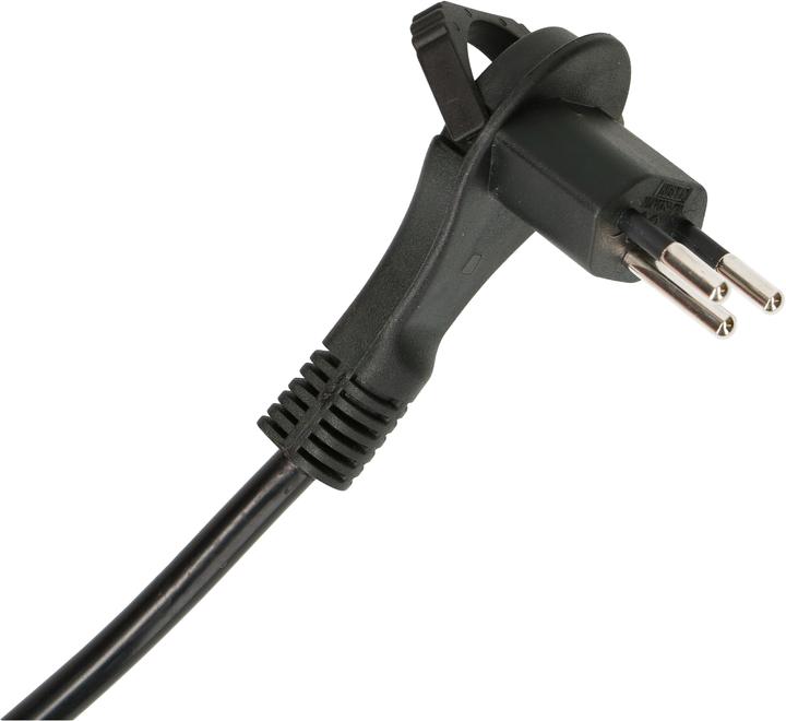 Actual product image Max Hauri TD extension H05VV-F3G1.0 flat angle plug (1 m, Type 13, Type 12)