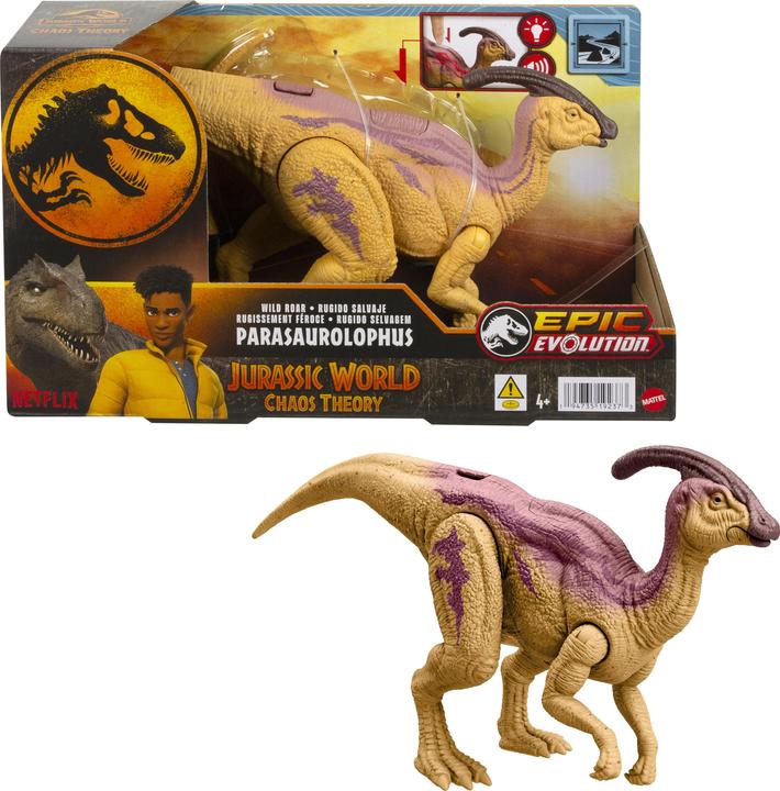 Actual product image Jurassic World Wild Roar - Parasaurolophus