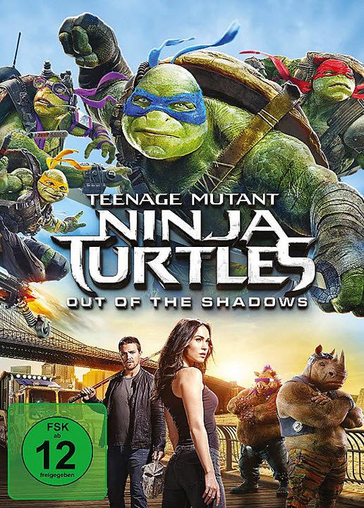 Teenage Mutant Ninja Turtles - Out of the Shadows (DVD, 2016, Deutsch)