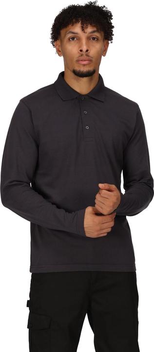 Actual product image Regatta Mens Pro Long-Sleeved Polo Shirt (XS)