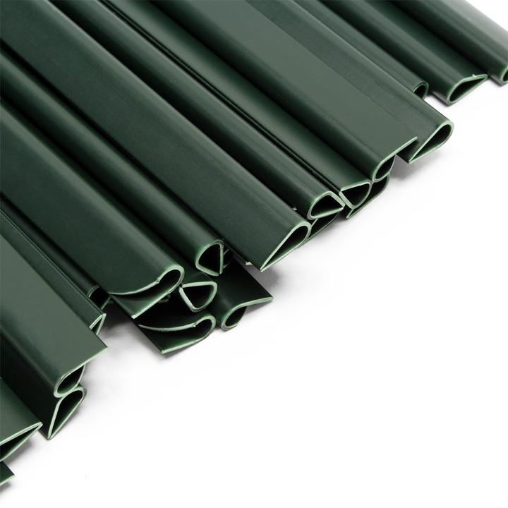Image du produit Wiltec Brise-vue Rouleau vert 35mx19cm PVC 650g/m² 20 clips Protection visuelle Pare-vue Clôture Jardin (3500 cm)