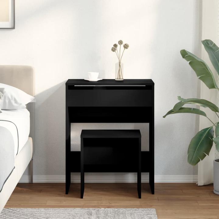 Image du produit VidaXL Coiffeuse avec tabouret 60 x 40 x 113,5 cm (60 x 40 x 75 cm)