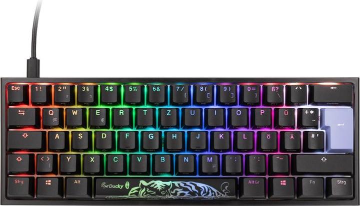 Produktbild Ducky One 2 Pro Mini Gaming Tastatur, RGB LED - Kailh Red (DE, Kabelgebunden)