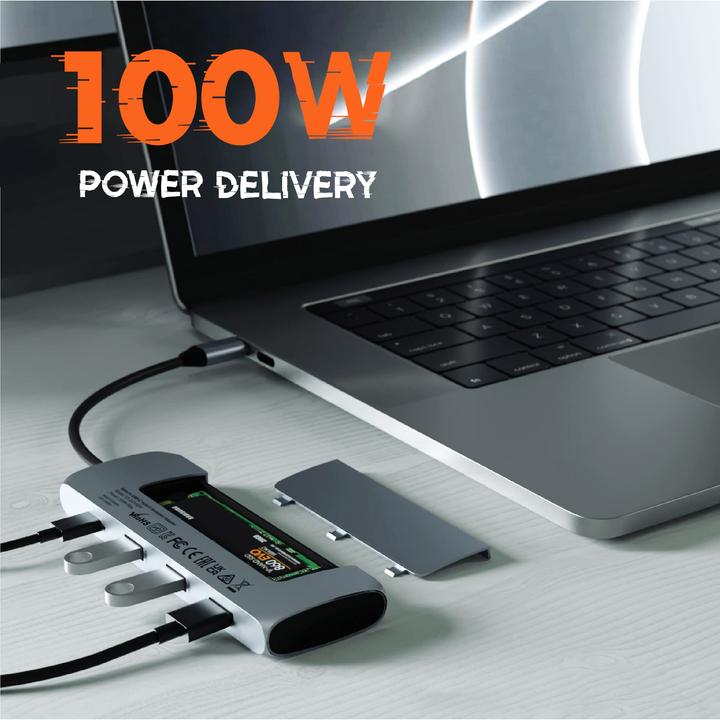 Actual product image Satechi Hybrid Multiport (USB-C, 7 Ports)