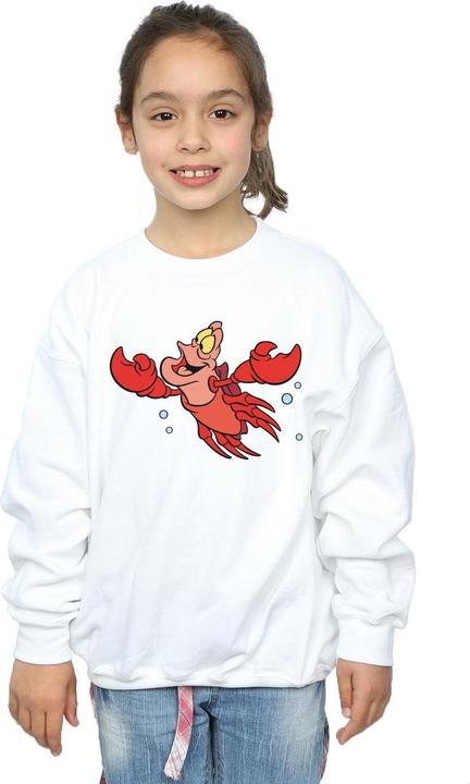 Produktbild Disney The Little Mermaid Sebastian Bubbles Sweatshirt Mädchen (140, 146)