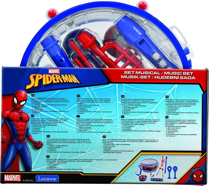 Actual product image Lexibook Spider-Man Set 7pcs (K360SP)