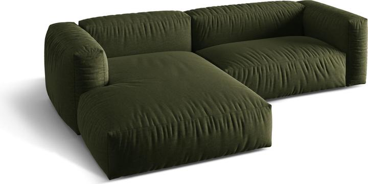 Actual product image Micadoni Modular Left Corner Sofa, "Martina", 2 Seats, 283x176x75 Made in Europe (Corner sofa)