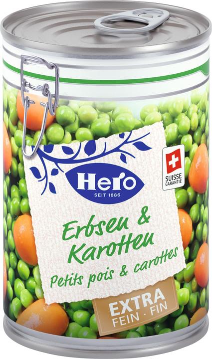 Hero Erbsen und Karotten (420 g)
