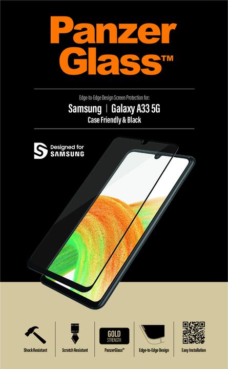 Actual product image PanzerGlass Case Friendly AB (1 Piece, Samsung Galaxy A33 5G)