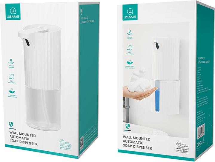 Produktbild Usams Automatyczny dozownik bezdotykowy biały/white ZB172XSJ01 (US-ZB172)