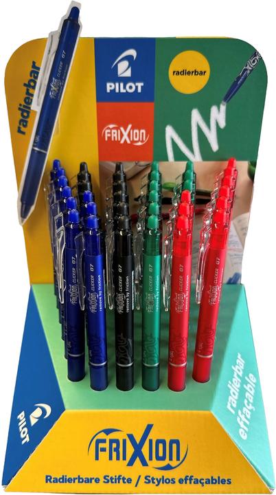 Pilot FRIXION CLICKER - Set di penne in gel (Multicolore, 36 x)