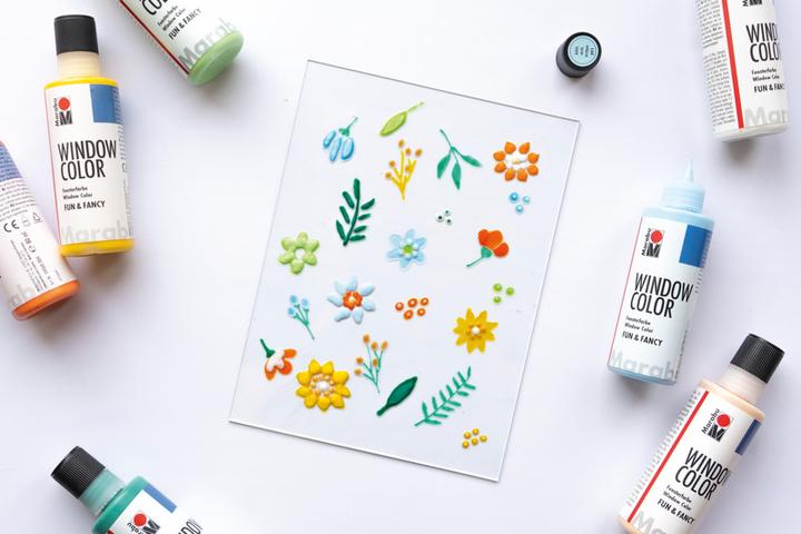 Actual product image Marabu Window paint Fun & Fancy (Sap green, 80 ml)