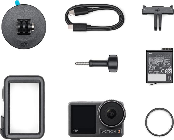 Actual product image DJI Osmo Action 3 Standard Combo (60p, Bluetooth, Wi-Fi)