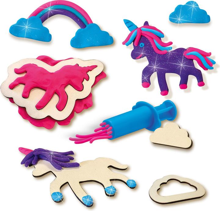 Actual product image Ses 00410 Unicorn Dough Neon Glitter