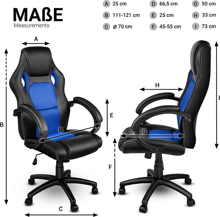 Actual product image Tresko Racing executive chair