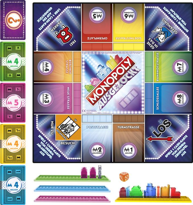 Actual product image Monopoly Ausgezockt Board Game (German)