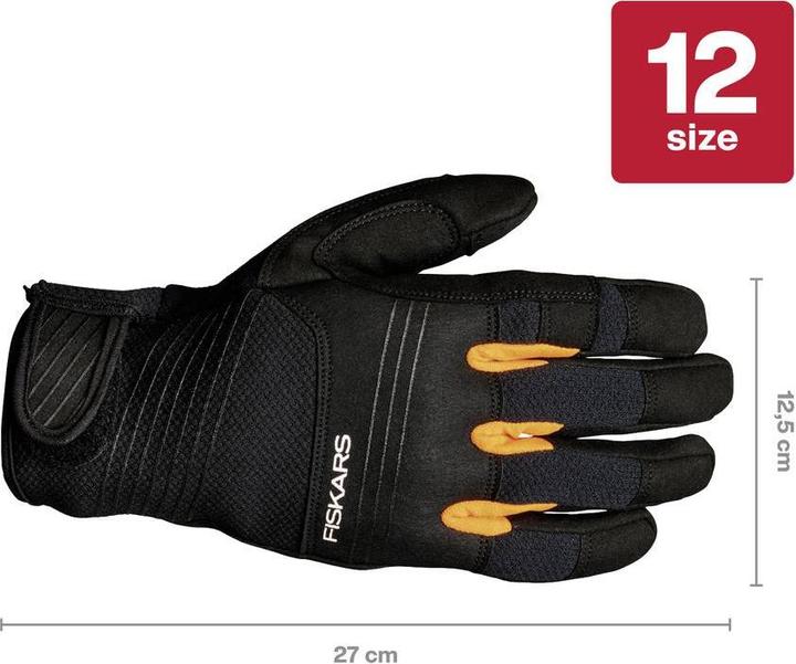 Produktbild Fiskars 1071151 Axt- und Werkzeug-Handschuh, Grösse 12 1 Paar (12)