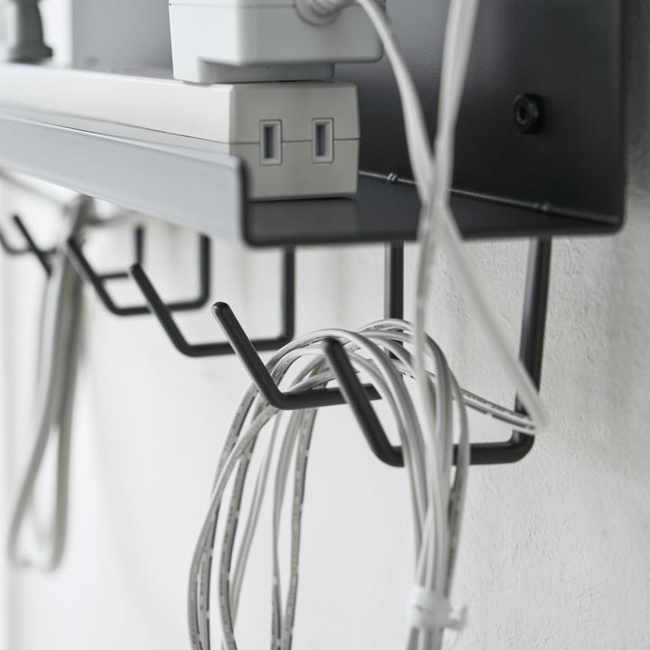 Actual product image Yamazaki Untertisch-Kabel-/Router-Organizer SMART