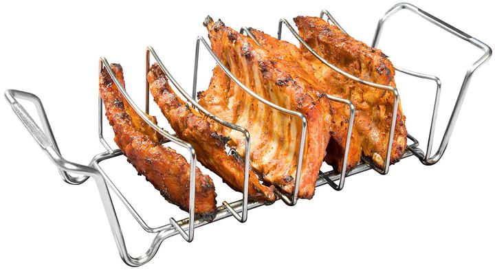 Actual product image Rosenstein & Söhne 2in1 spare rib holder and roasting basket