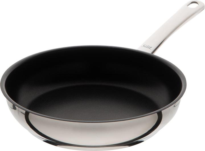 Produktbild WMF Antihaft Pfanne Bratpfanne 24cm Calabria Edelstahl beschichtet Induktion (28 cm, Bratpfanne, Edelstahl)