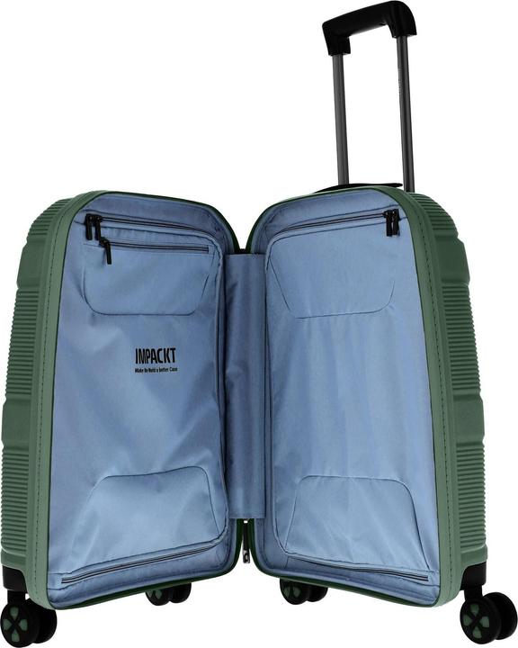 Actual product image Impackt IP1 - 4-wheel trolley with USB port, Deep Sea (38 l, Hand luggage (up to 50 litres))