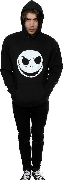 Actual product image Dick Smith Mens Jack Skellington Face Cotton Hoodie (L)