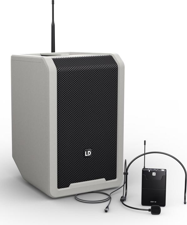 Image du produit LD Systems ANNY® 8 BPH B5 G - Enceinte de sonorisation portable Bluetooth® avec batterie, table de mixage et (Actif)