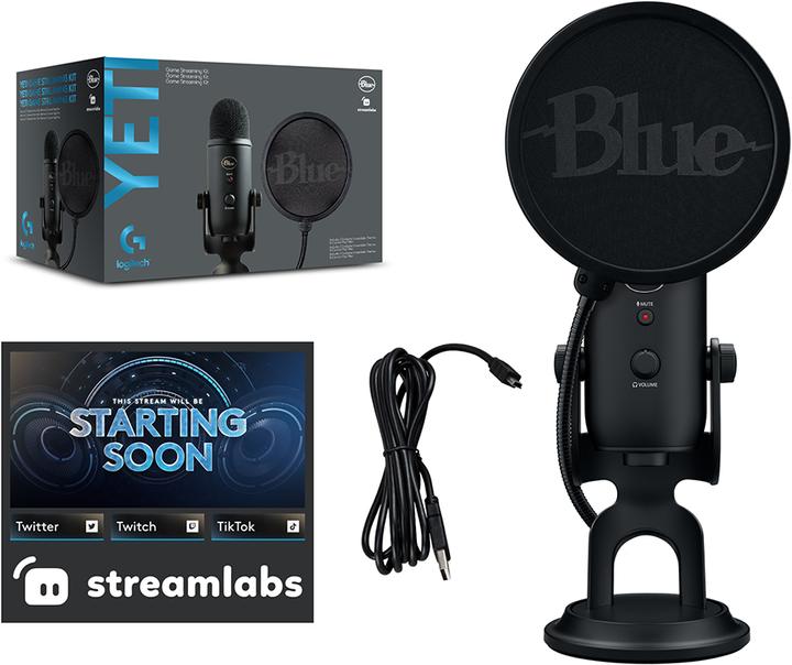 Produktbild Blue Yeti Game Streaming Kit - Blackout