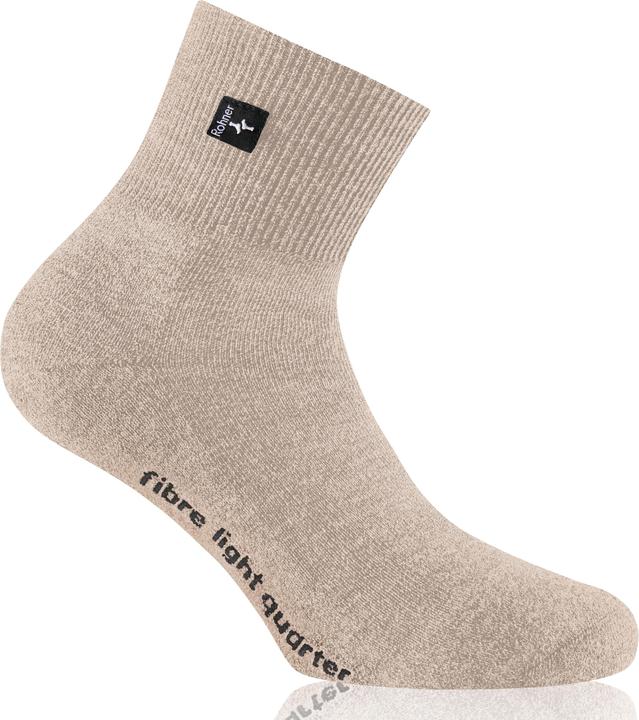 Actual product image Rohner Fibre Light Quarter hiking socks, colour 276 sandalwood, size 42-44 (42, 43, 44)