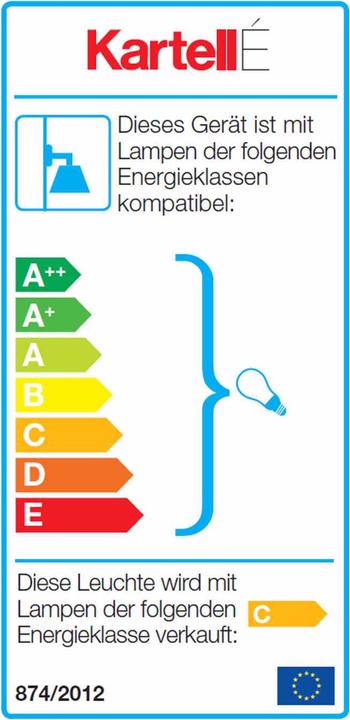 Energie-Label Kartell É Led Wandleuchte (E14)