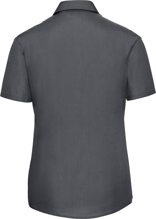 Actual product image Russell Womens/Ladies Poplin Easy-Care Short-Sleeved Shirt (4XL)