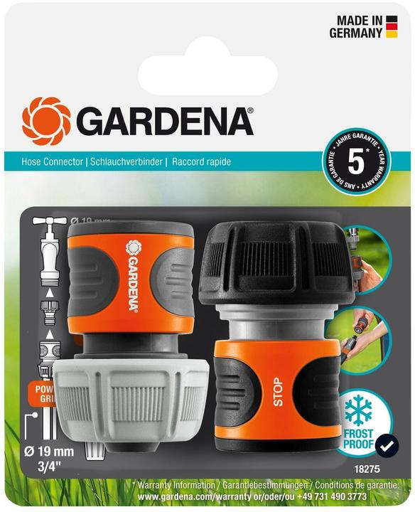 Actual product image Gardena Hose connector set (Hose connector, 19 mm)