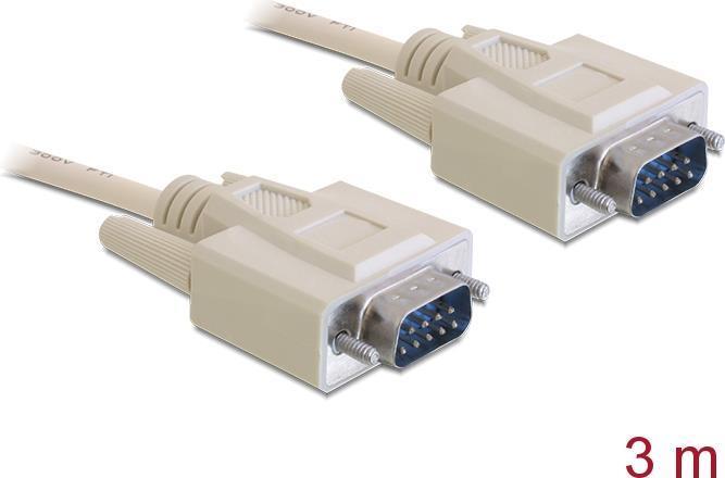 Produktbild Delock Kabel RS-232 Seriell D-Sub9 Stecker / Stecker 3 m (3 m)