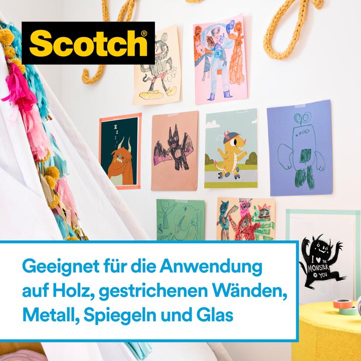 Image du produit Scotch Ruban adhésif Wall-Safe sur distributeur